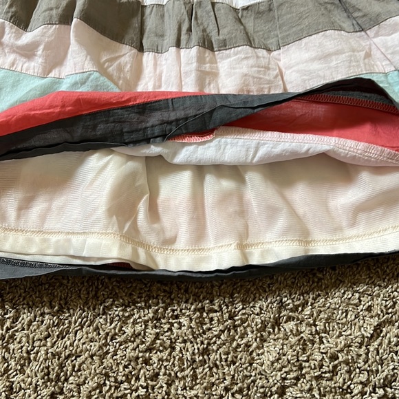 Charlotte Russe multicolored striped skirt size small - Picture 2 of 7